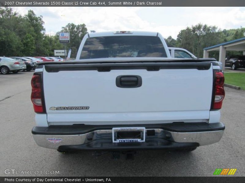 Summit White / Dark Charcoal 2007 Chevrolet Silverado 1500 Classic LS Crew Cab 4x4