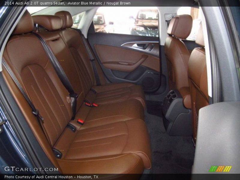 Rear Seat of 2014 A6 2.0T quattro Sedan