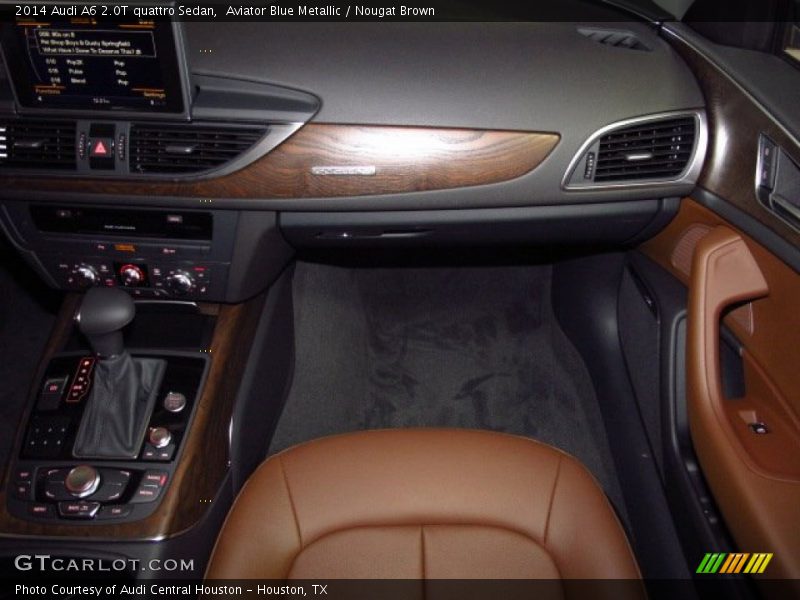 Aviator Blue Metallic / Nougat Brown 2014 Audi A6 2.0T quattro Sedan