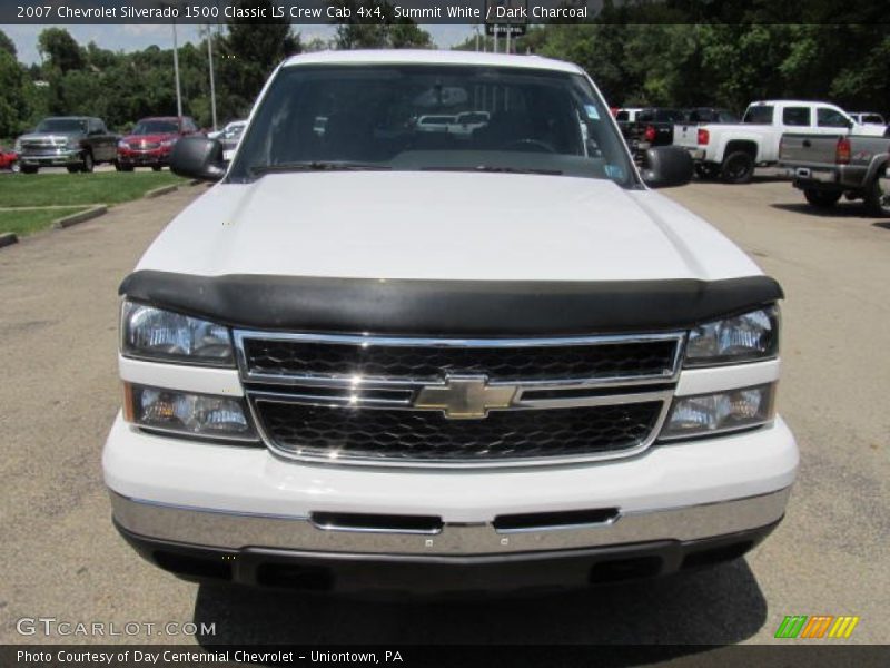 Summit White / Dark Charcoal 2007 Chevrolet Silverado 1500 Classic LS Crew Cab 4x4