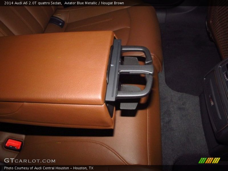 Aviator Blue Metallic / Nougat Brown 2014 Audi A6 2.0T quattro Sedan