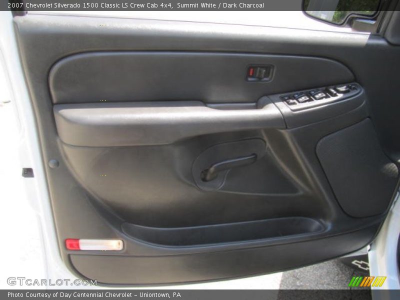 Summit White / Dark Charcoal 2007 Chevrolet Silverado 1500 Classic LS Crew Cab 4x4