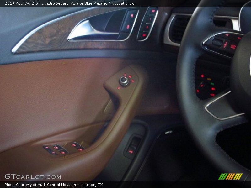 Aviator Blue Metallic / Nougat Brown 2014 Audi A6 2.0T quattro Sedan