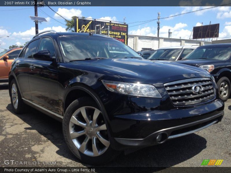 Black Obsidian / Graphite 2007 Infiniti FX 35 AWD