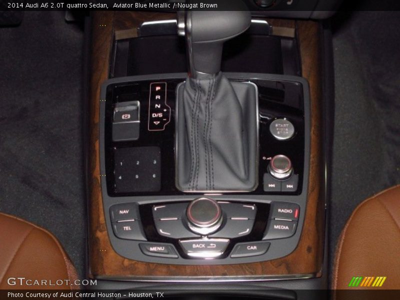 Aviator Blue Metallic / Nougat Brown 2014 Audi A6 2.0T quattro Sedan