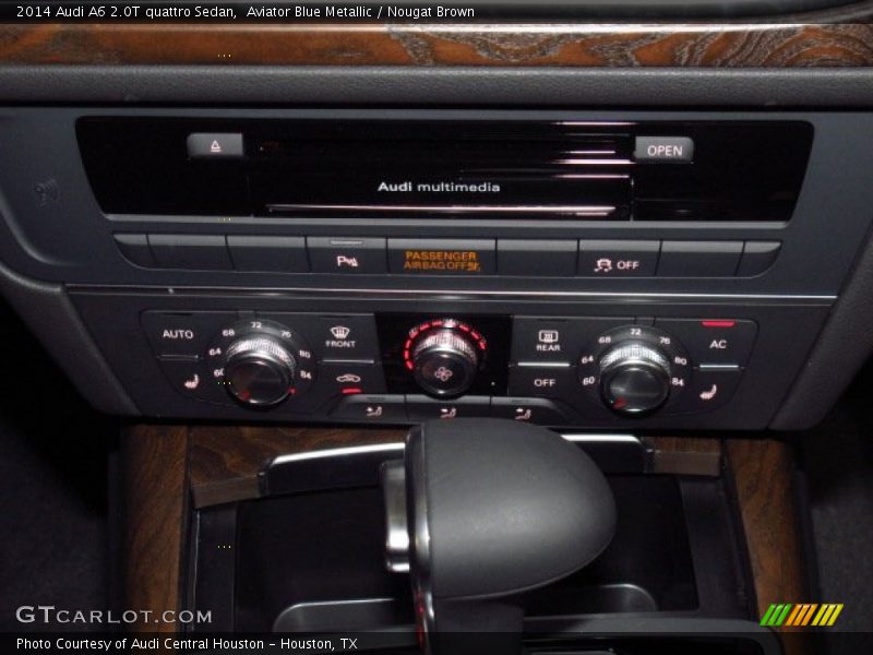 Aviator Blue Metallic / Nougat Brown 2014 Audi A6 2.0T quattro Sedan