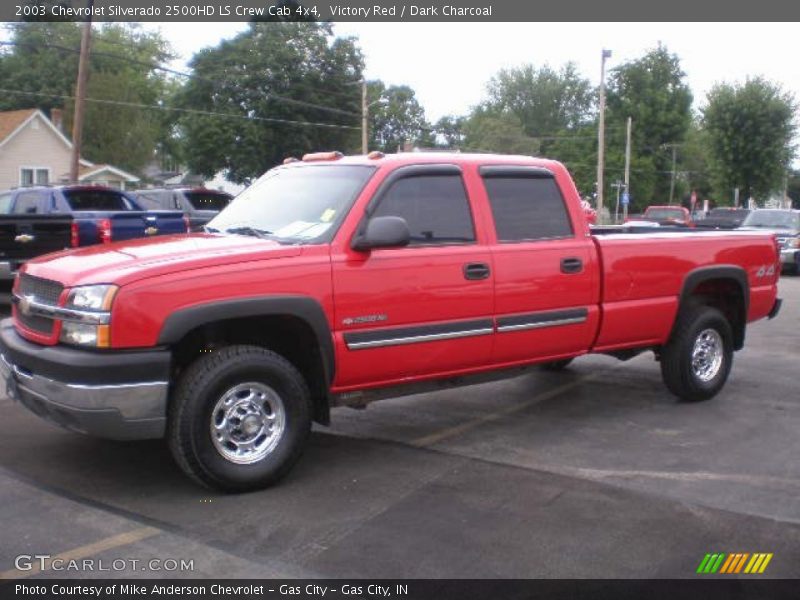 Victory Red / Dark Charcoal 2003 Chevrolet Silverado 2500HD LS Crew Cab 4x4