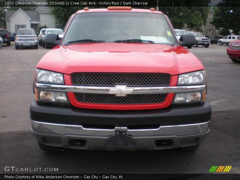 Victory Red / Dark Charcoal 2003 Chevrolet Silverado 2500HD LS Crew Cab 4x4