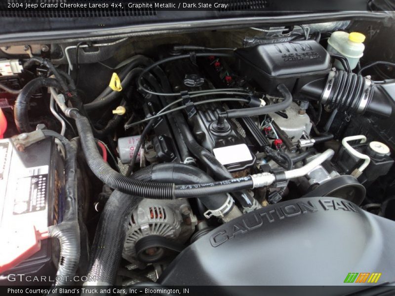 Graphite Metallic / Dark Slate Gray 2004 Jeep Grand Cherokee Laredo 4x4