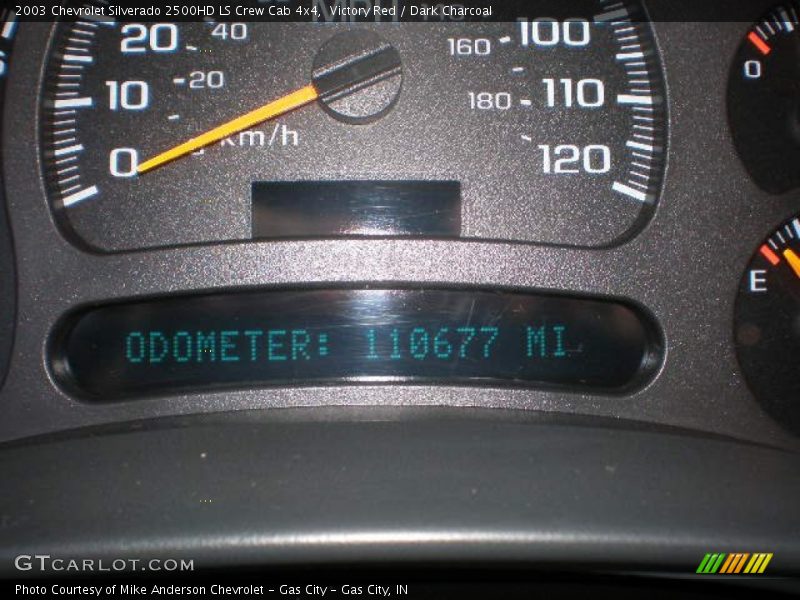 Victory Red / Dark Charcoal 2003 Chevrolet Silverado 2500HD LS Crew Cab 4x4