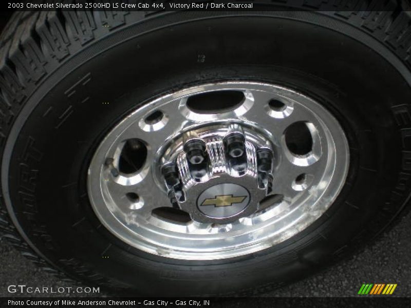 Victory Red / Dark Charcoal 2003 Chevrolet Silverado 2500HD LS Crew Cab 4x4