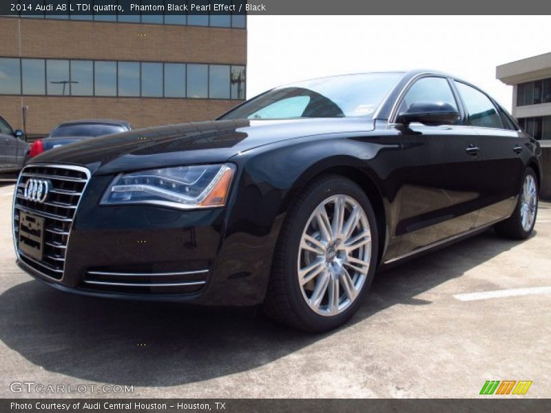 Phantom Black Pearl Effect / Black 2014 Audi A8 L TDI quattro