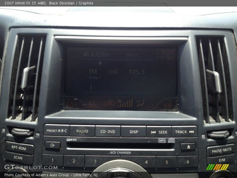 Black Obsidian / Graphite 2007 Infiniti FX 35 AWD