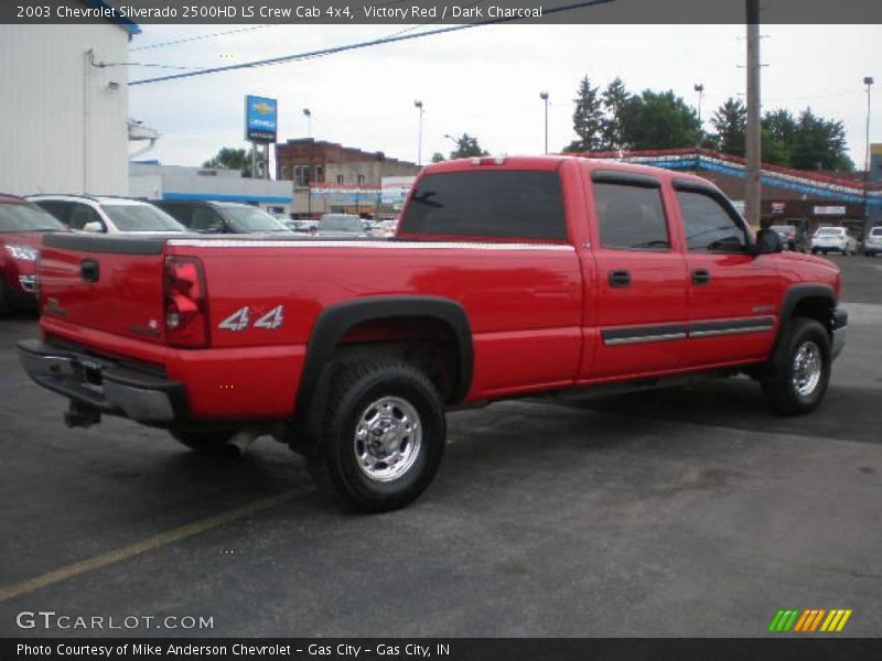 Victory Red / Dark Charcoal 2003 Chevrolet Silverado 2500HD LS Crew Cab 4x4