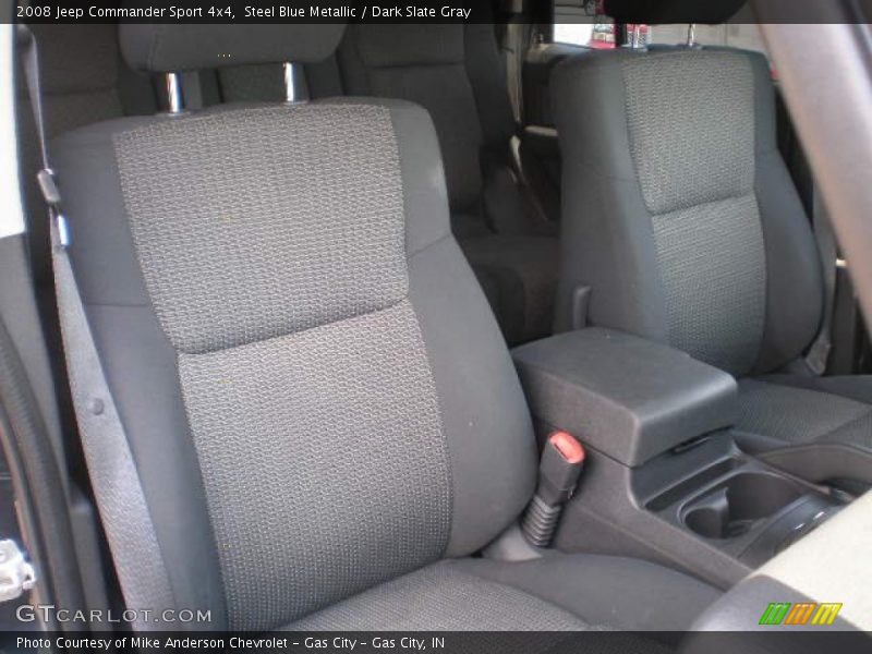 Steel Blue Metallic / Dark Slate Gray 2008 Jeep Commander Sport 4x4