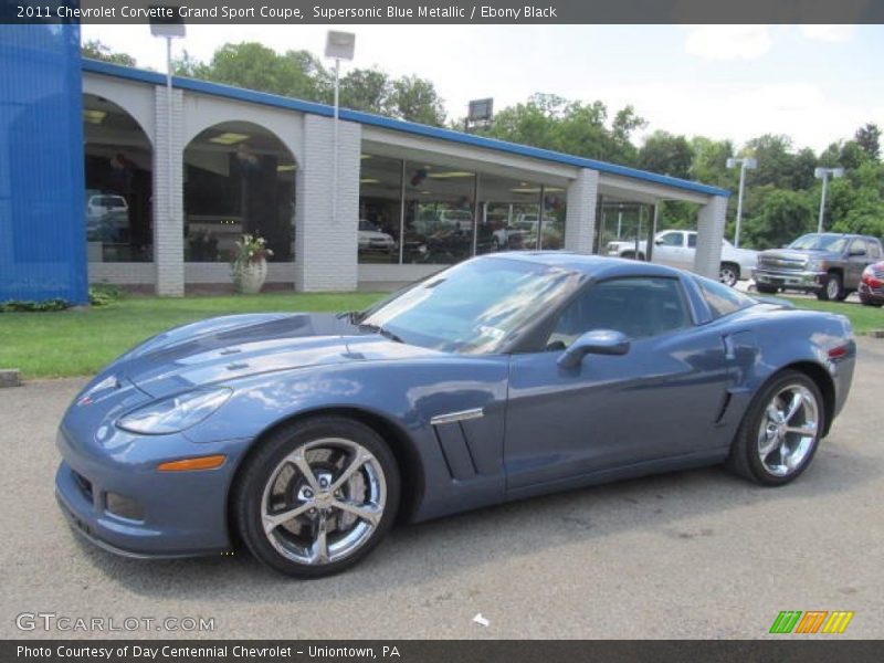Front 3/4 View of 2011 Corvette Grand Sport Coupe