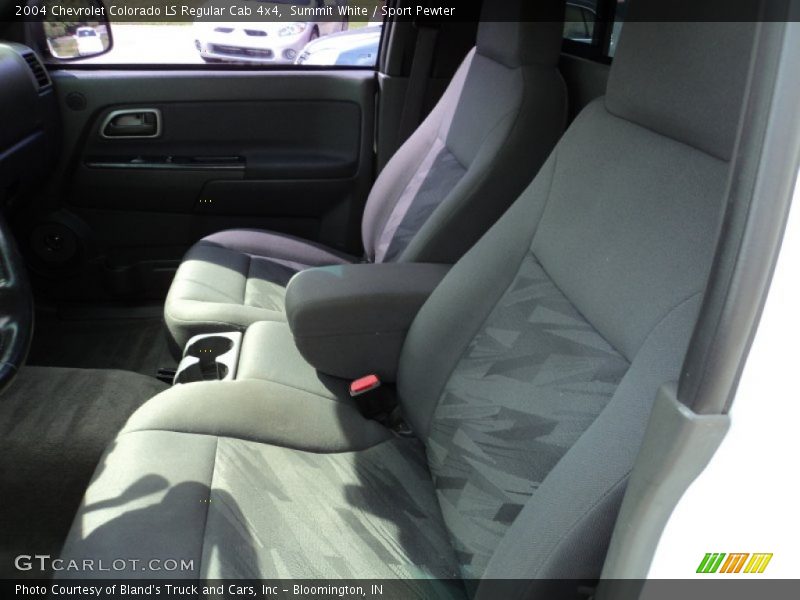 Summit White / Sport Pewter 2004 Chevrolet Colorado LS Regular Cab 4x4