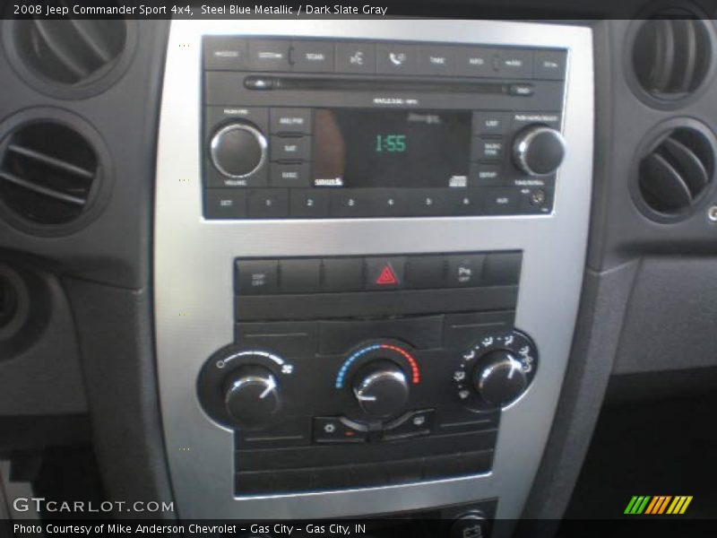 Steel Blue Metallic / Dark Slate Gray 2008 Jeep Commander Sport 4x4