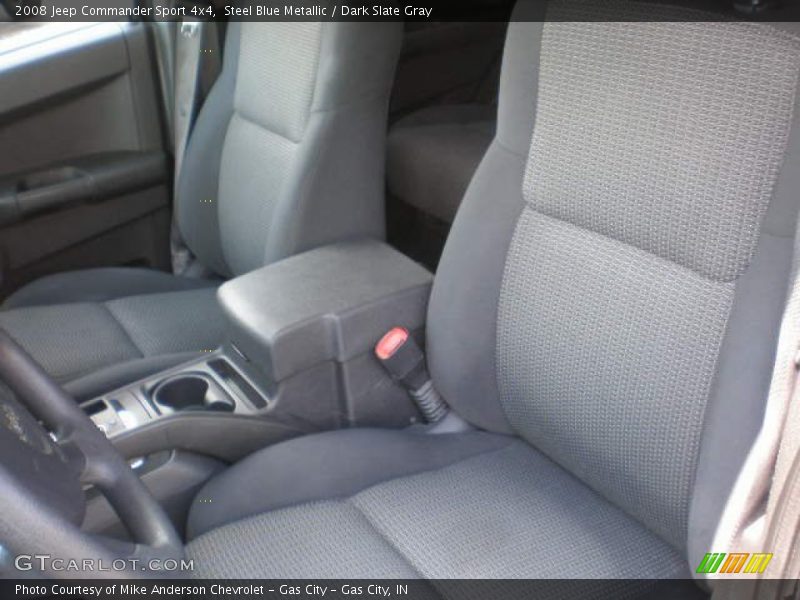 Steel Blue Metallic / Dark Slate Gray 2008 Jeep Commander Sport 4x4