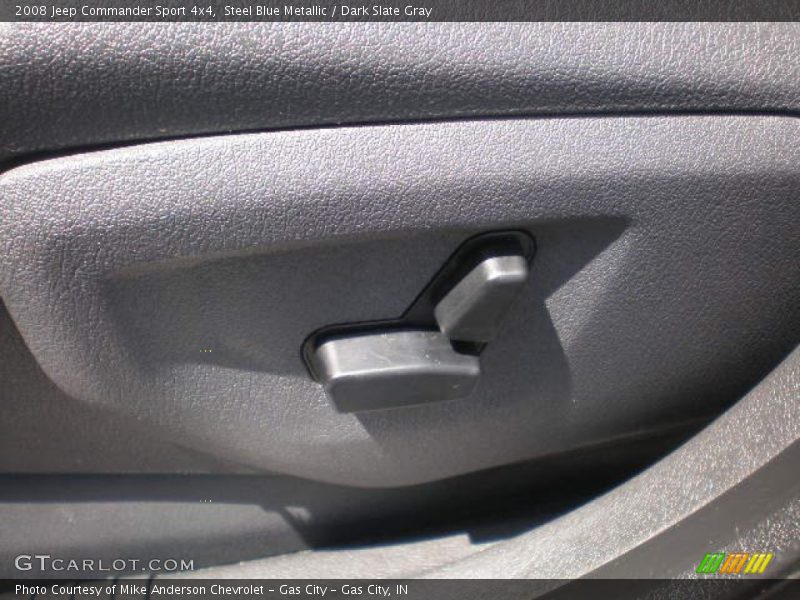 Steel Blue Metallic / Dark Slate Gray 2008 Jeep Commander Sport 4x4