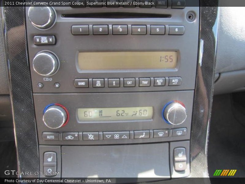 Controls of 2011 Corvette Grand Sport Coupe