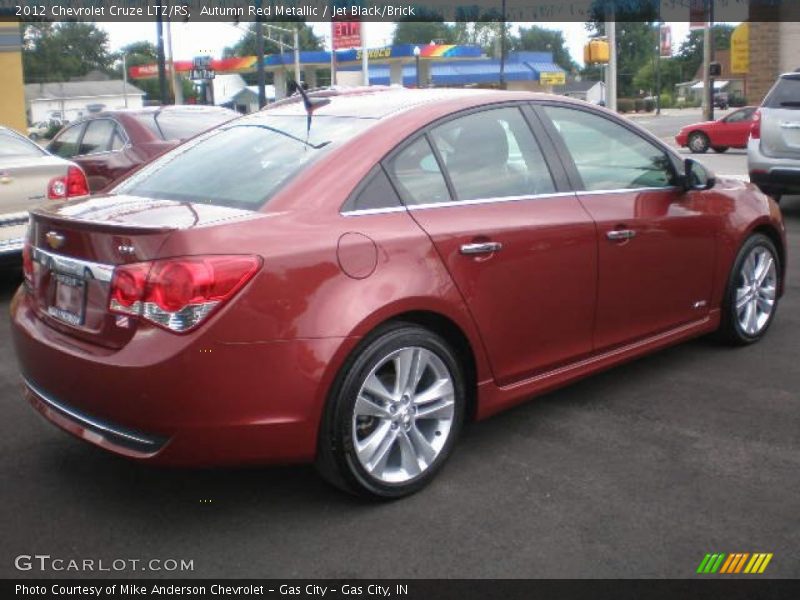 Autumn Red Metallic / Jet Black/Brick 2012 Chevrolet Cruze LTZ/RS