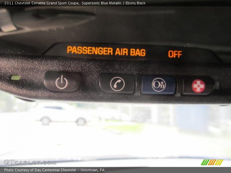 Supersonic Blue Metallic / Ebony Black 2011 Chevrolet Corvette Grand Sport Coupe