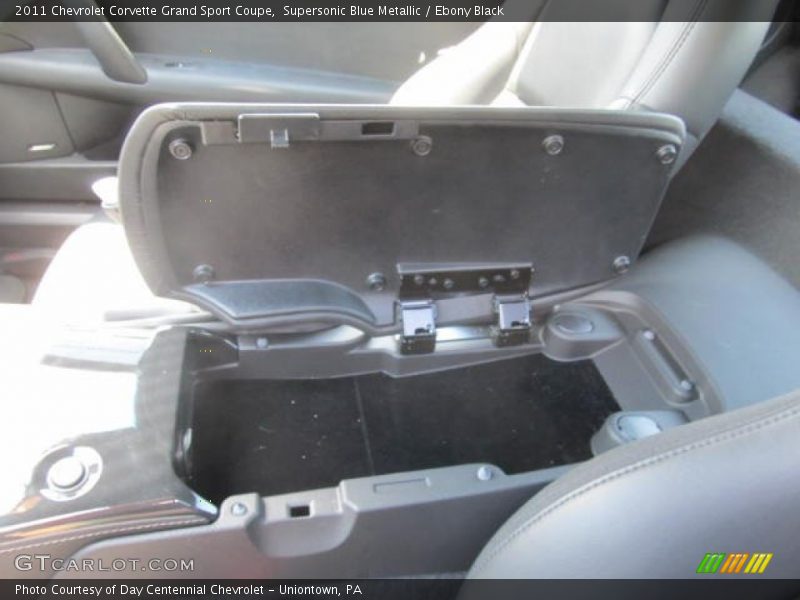 Supersonic Blue Metallic / Ebony Black 2011 Chevrolet Corvette Grand Sport Coupe