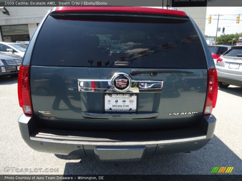 Stealth Gray / Ebony/Ebony 2009 Cadillac Escalade AWD