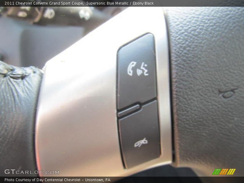 Supersonic Blue Metallic / Ebony Black 2011 Chevrolet Corvette Grand Sport Coupe
