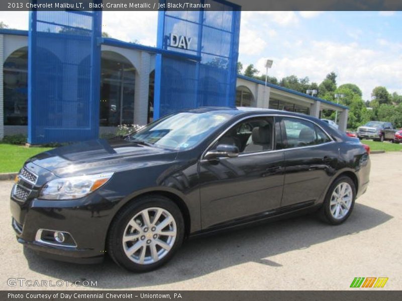 Black Granite Metallic / Jet Black/Titanium 2013 Chevrolet Malibu LT
