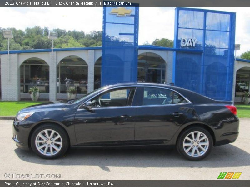 Black Granite Metallic / Jet Black/Titanium 2013 Chevrolet Malibu LT