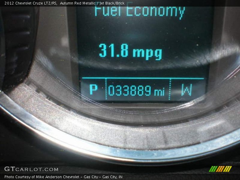 Autumn Red Metallic / Jet Black/Brick 2012 Chevrolet Cruze LTZ/RS