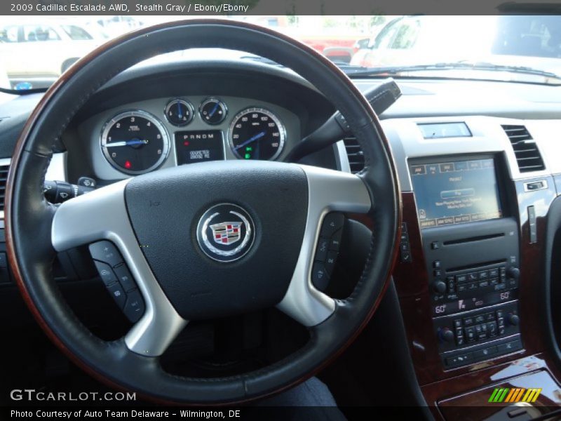 Stealth Gray / Ebony/Ebony 2009 Cadillac Escalade AWD