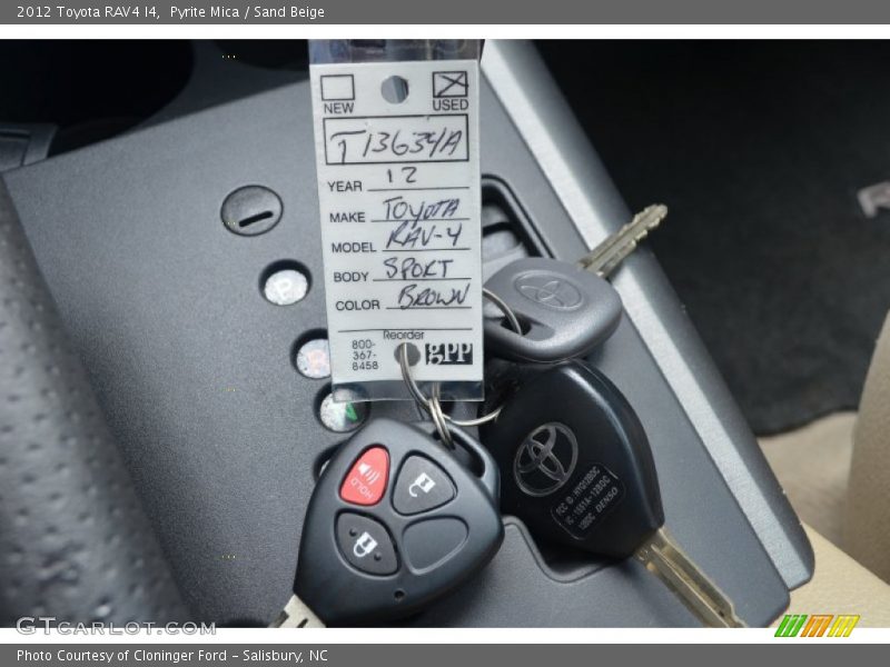 Pyrite Mica / Sand Beige 2012 Toyota RAV4 I4