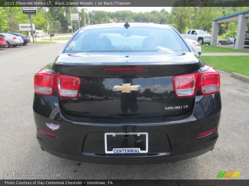 Black Granite Metallic / Jet Black/Titanium 2013 Chevrolet Malibu LT
