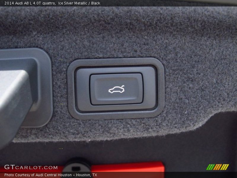 Ice Silver Metallic / Black 2014 Audi A8 L 4.0T quattro