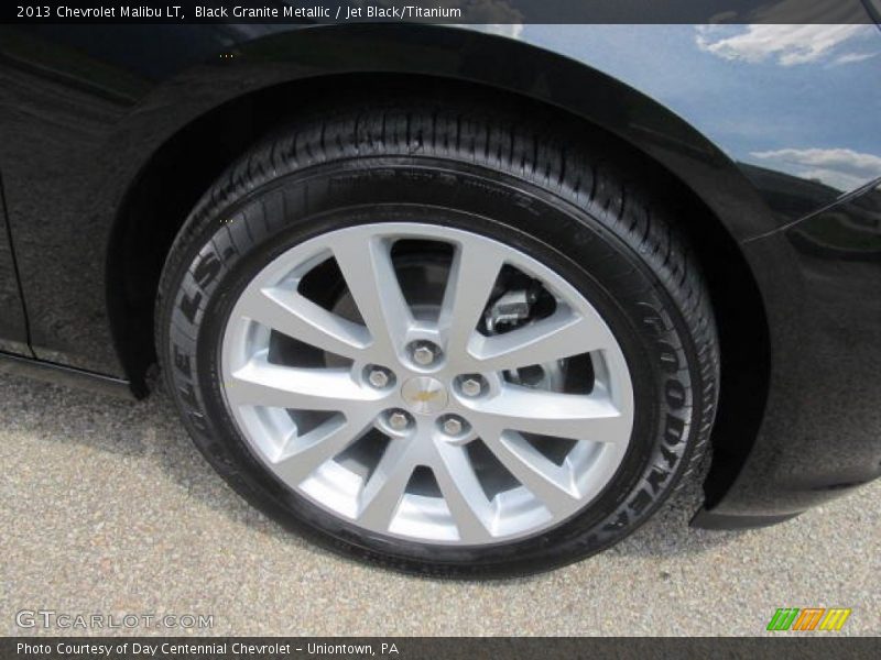 Black Granite Metallic / Jet Black/Titanium 2013 Chevrolet Malibu LT