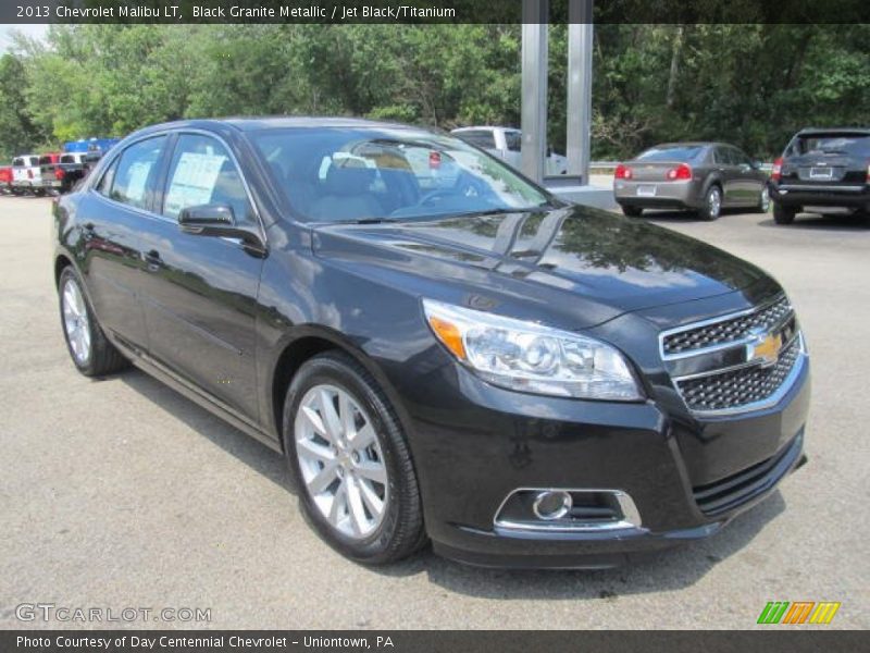 Black Granite Metallic / Jet Black/Titanium 2013 Chevrolet Malibu LT