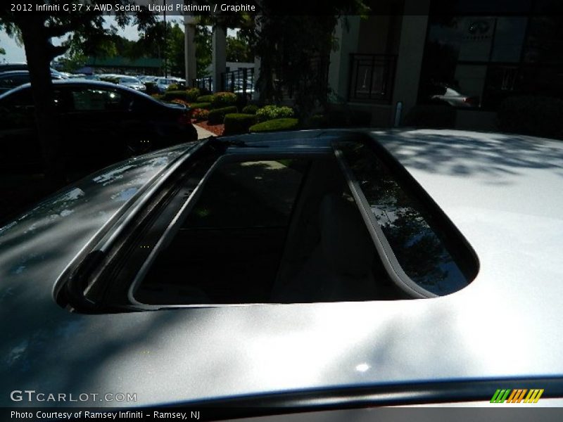 Liquid Platinum / Graphite 2012 Infiniti G 37 x AWD Sedan