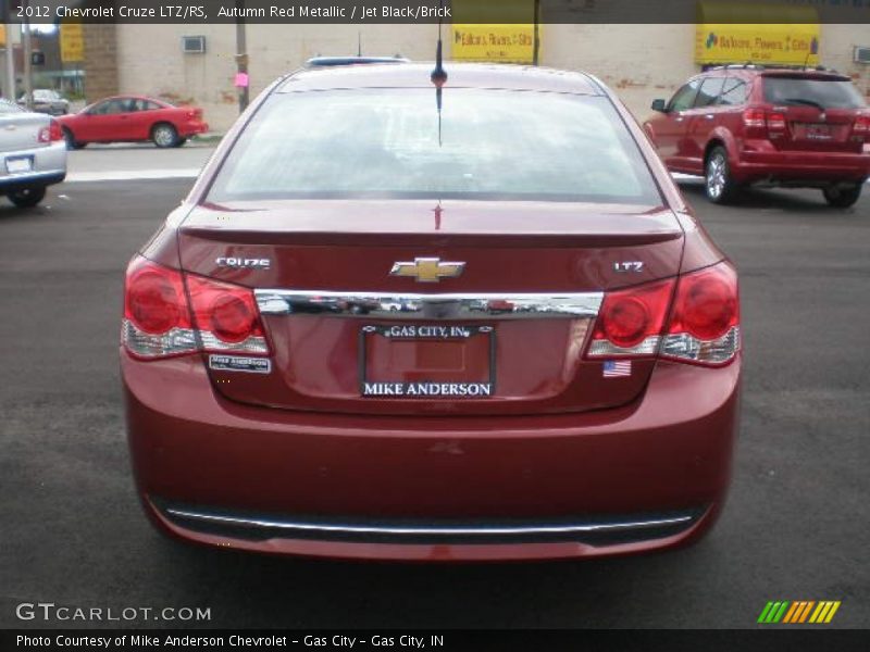 Autumn Red Metallic / Jet Black/Brick 2012 Chevrolet Cruze LTZ/RS