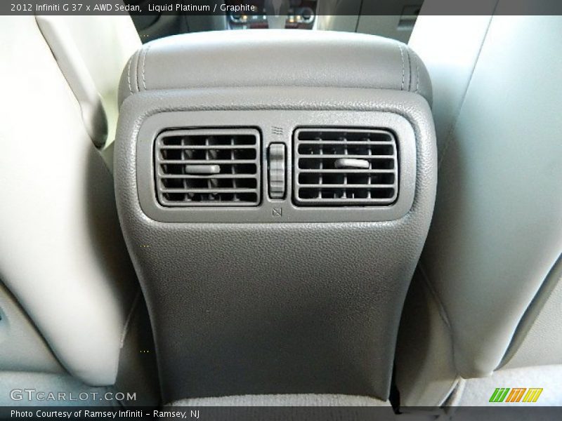 Liquid Platinum / Graphite 2012 Infiniti G 37 x AWD Sedan