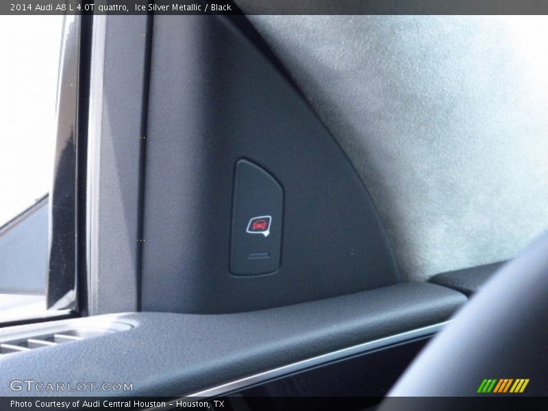 Ice Silver Metallic / Black 2014 Audi A8 L 4.0T quattro