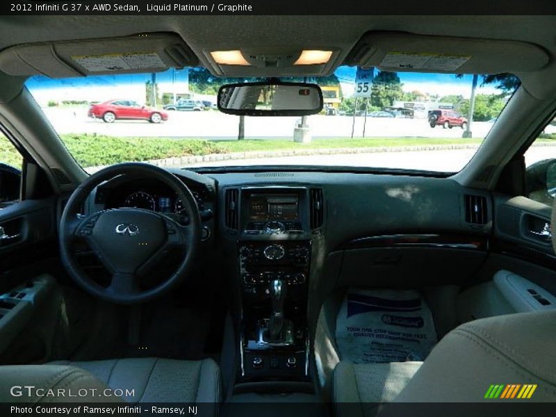 Liquid Platinum / Graphite 2012 Infiniti G 37 x AWD Sedan