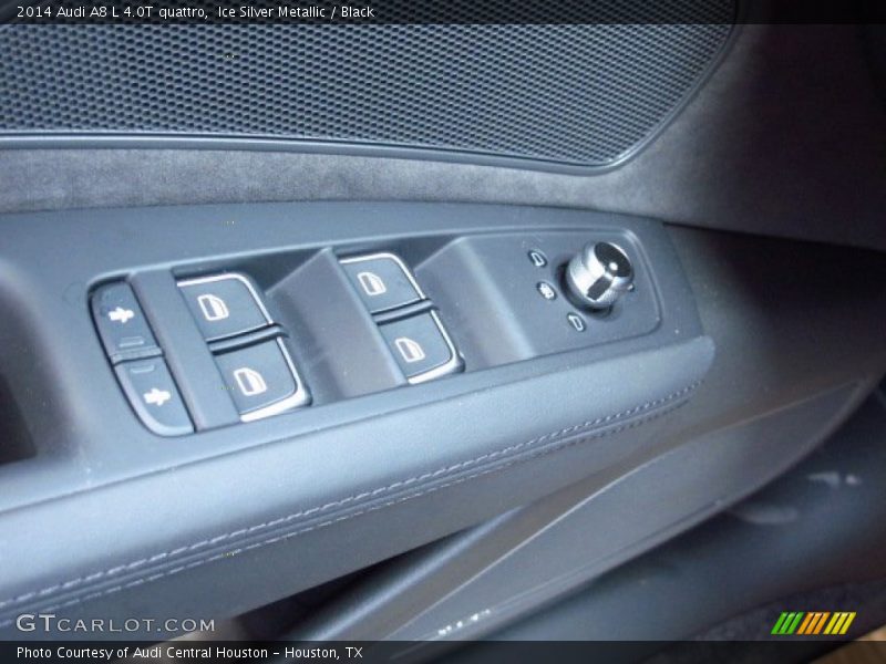 Ice Silver Metallic / Black 2014 Audi A8 L 4.0T quattro