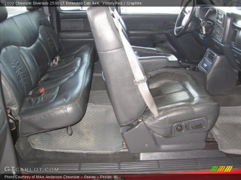 Victory Red / Graphite 2000 Chevrolet Silverado 2500 LT Extended Cab 4x4