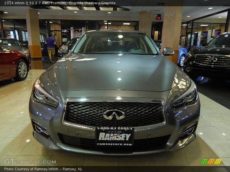 Graphite Shadow / Graphite 2014 Infiniti Q 50 3.7 AWD Premium