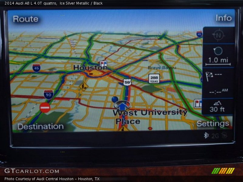 Navigation of 2014 A8 L 4.0T quattro
