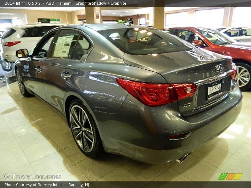 Graphite Shadow / Graphite 2014 Infiniti Q 50 3.7 AWD Premium