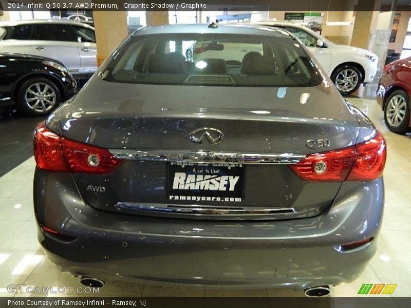 Graphite Shadow / Graphite 2014 Infiniti Q 50 3.7 AWD Premium